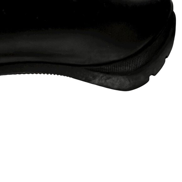 Sorel Black Red Rubber Block Heel Ankle Boots Medina 7 Goth Grunge Whimsigoth - Picture 13 of 16